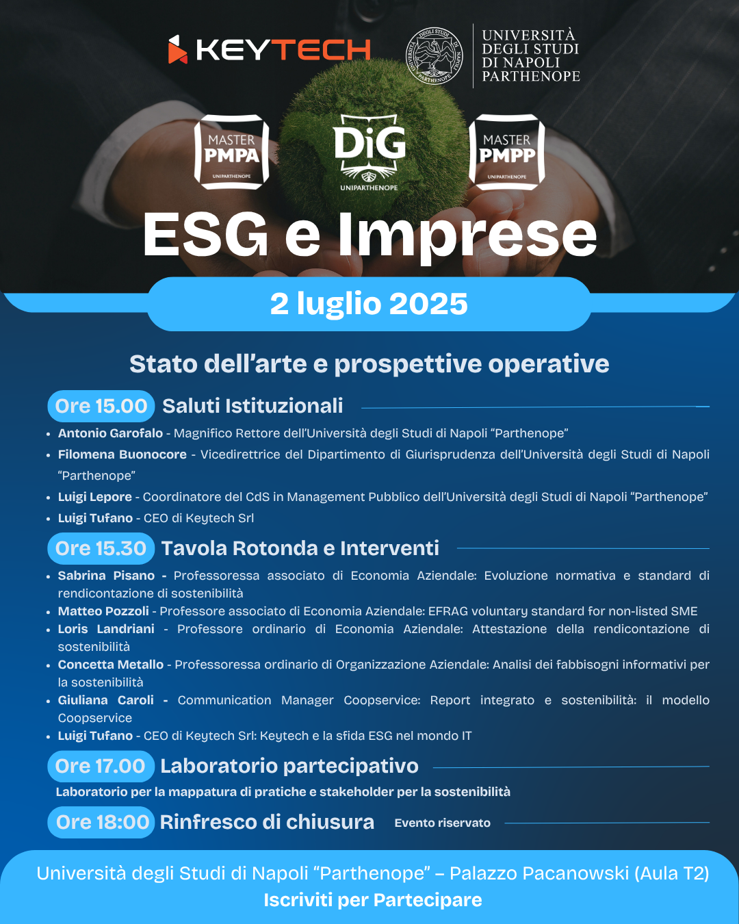 Il racconto del Report Integrato all'Uniparthenope di Napoli