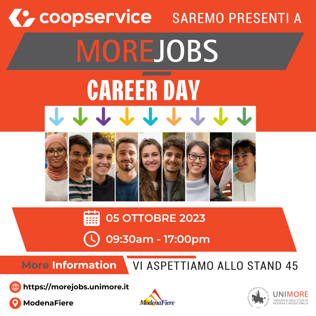 Coopservice al Morejobs Career Day di UNIMORE