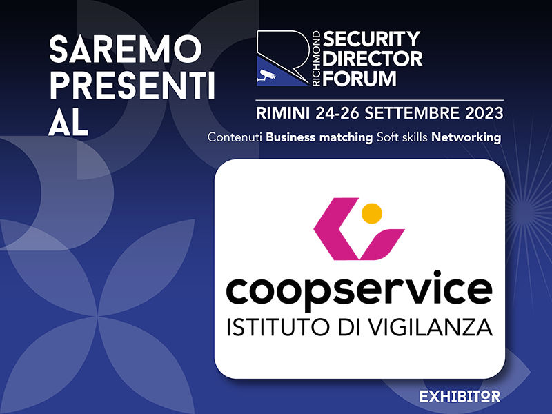 Richmond Security Director Forum, Rimini 24-26 settembre