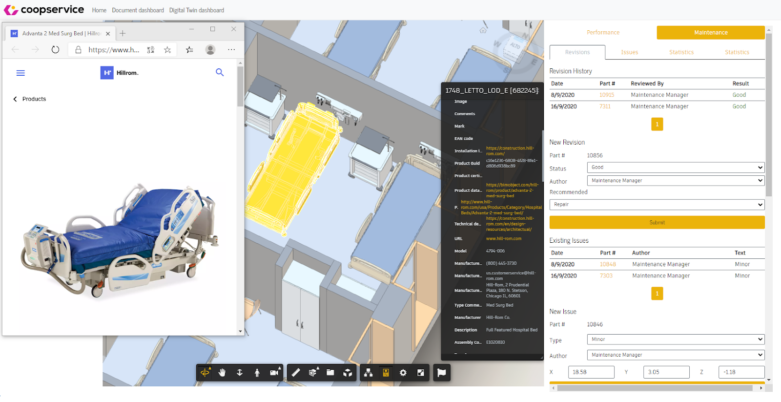 Immagine: Coopservice Digital Twin Ospedale di Castelfranco Veneto: il BIM dall’obbligo all’opportunità per la gestione degli asset nella sanità 4.0